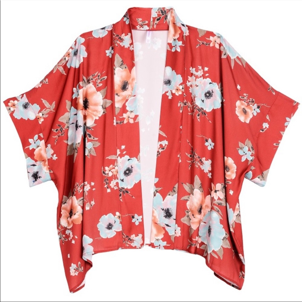 Plus size floral kimono size XL/XXL